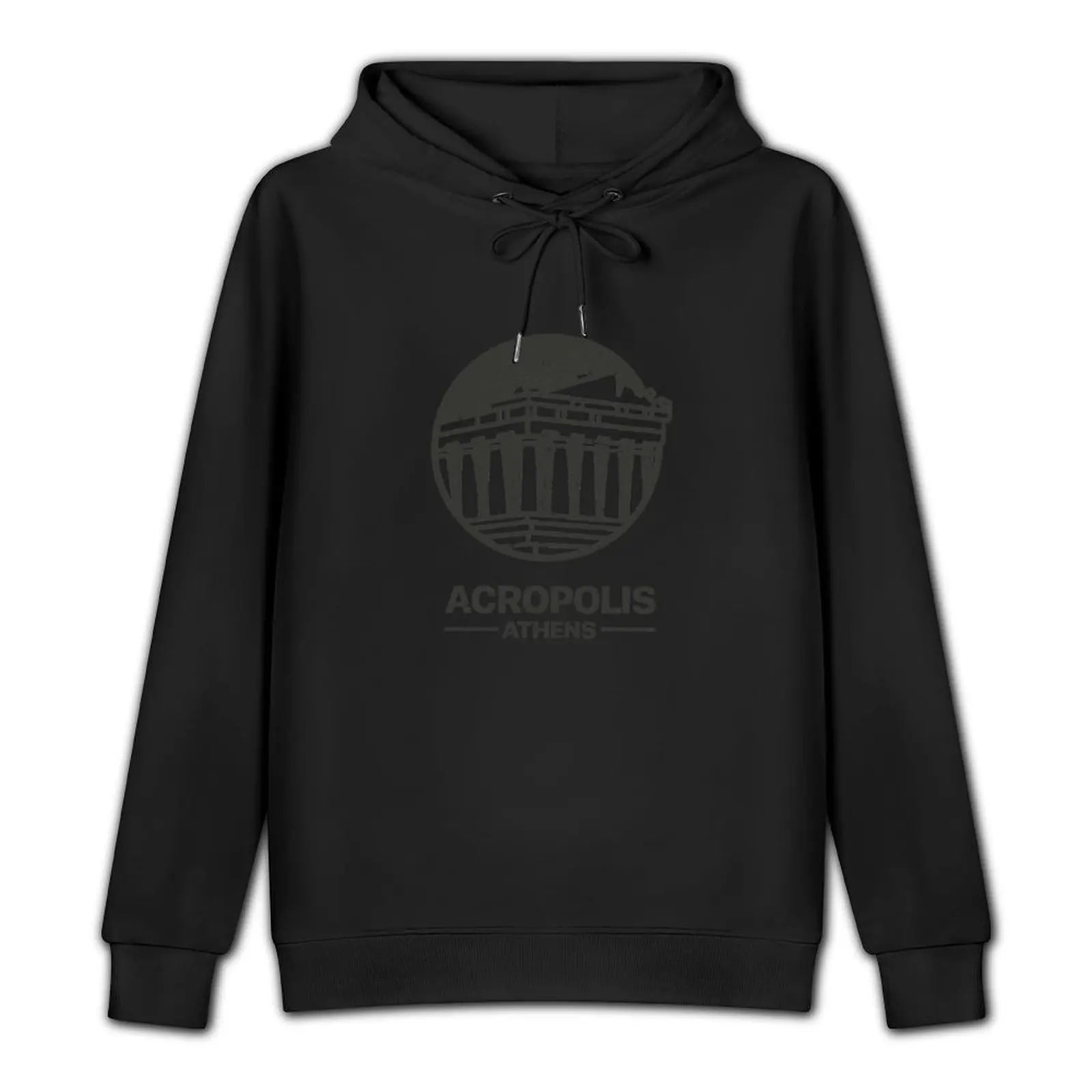 Distressed Ancient Greece Acropolis of Athens Pullover Hoodie korean style clothes hooded shirt hoodie oversize