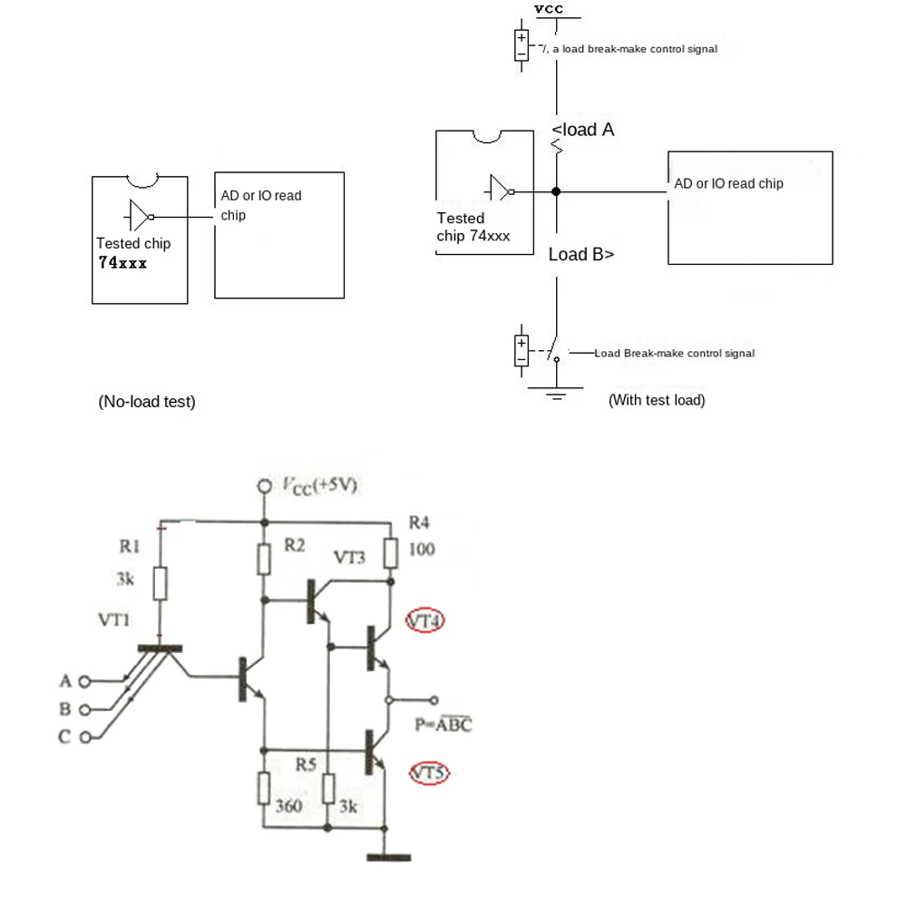 Integrated Circuit IC Chip Tester Transistor Optocoupler Operational Amplifier Regulator Tube Automatic Identification Device