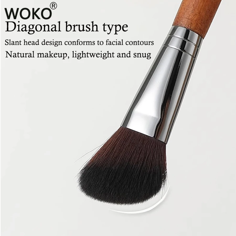 Muf150 Angled Contour Brush Side Face Sickle Bevel Angled Cheek Face Shadow Outline Makeup Brush Nasal Shadow Highlighter Brush