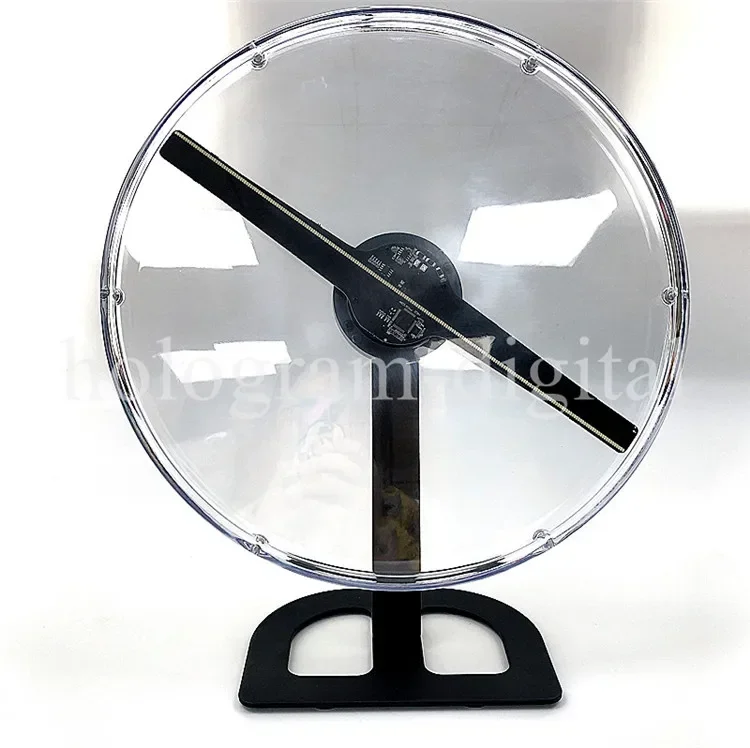 Wholesale 30CM Mini Portable Advertising Display Hologram 3D Led Display Fan Desktop 3D Holographic Led Fan Projector