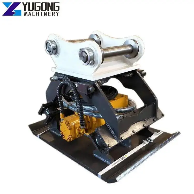 YG Earth-Moving Machinery Road Construction Hydraulic Vibrating Plate Compactor for Excavator Concrete Vibrating Plate Compactor