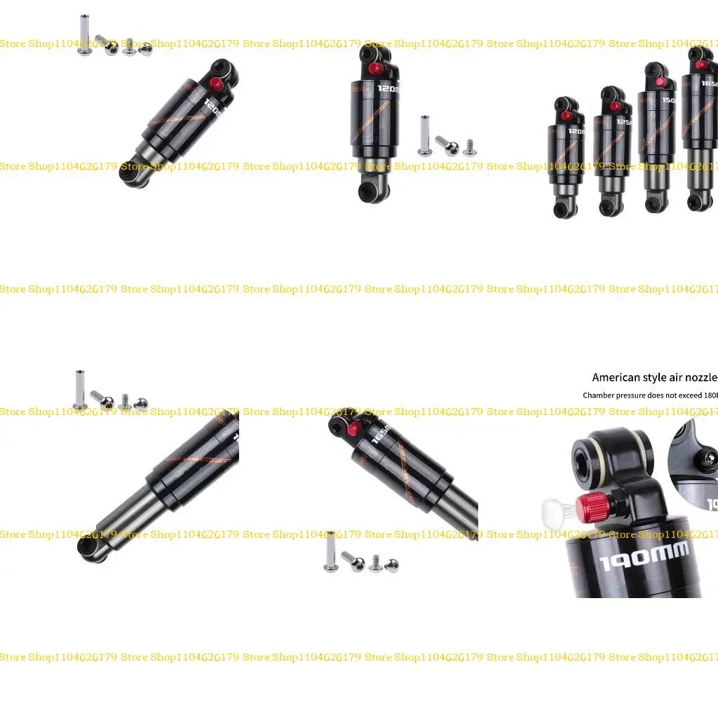 

A1A2 Folding Bicycles Rear Shock Mountain Bike Air Shock Absorbers Cycling Accessories