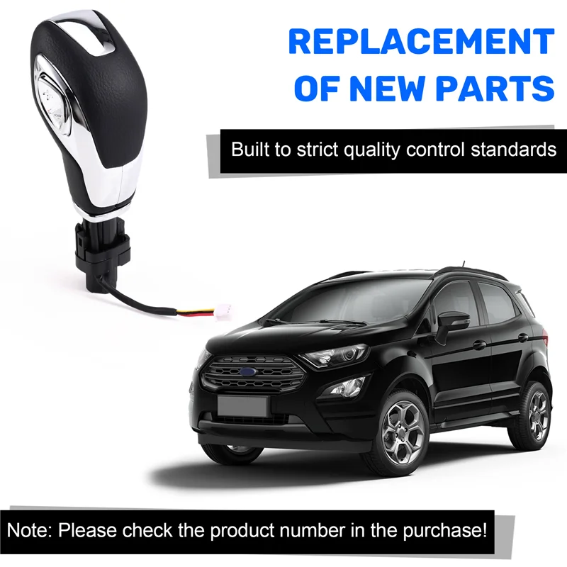 

AT92-Car Automatics Transmission Gear Shifters Knob Shifter Lever Head For Ford Focus Fiesta Ecosport 2013-2016