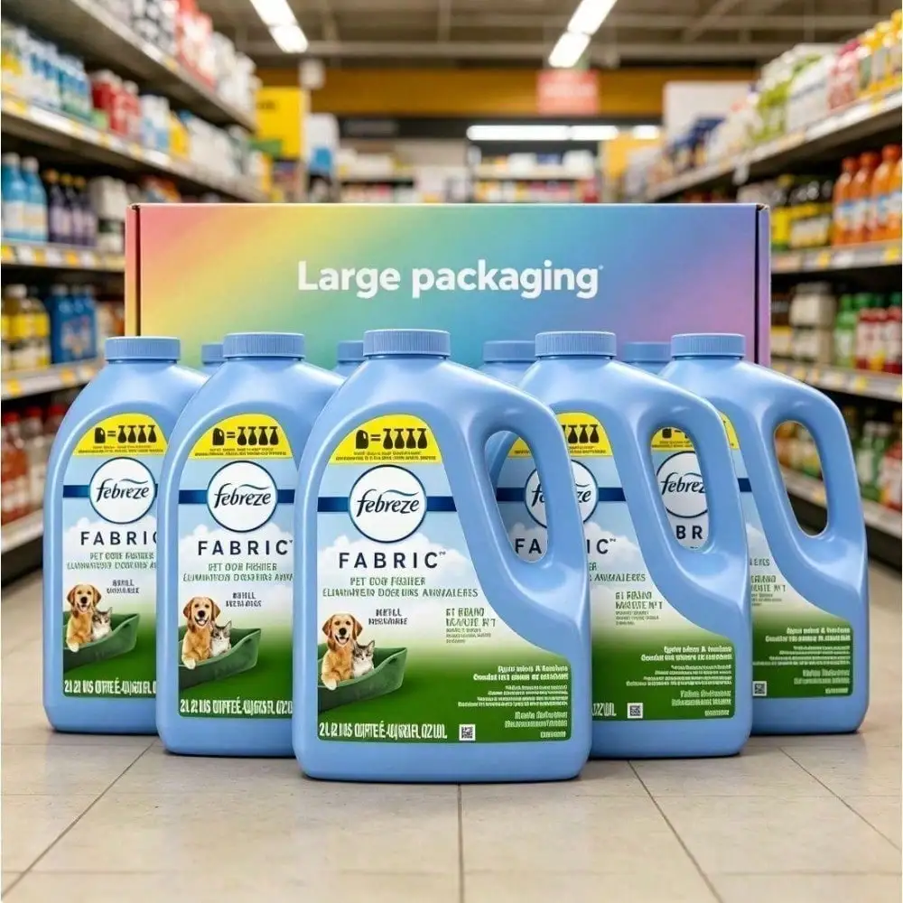

Large Capacity Family Size | Easy Use: Spray Lightly Damp, Let Dry Fabric Refresher Pet Odor Fighter | Refreshes Soft Surfaces For A Clean, Welcoming Home