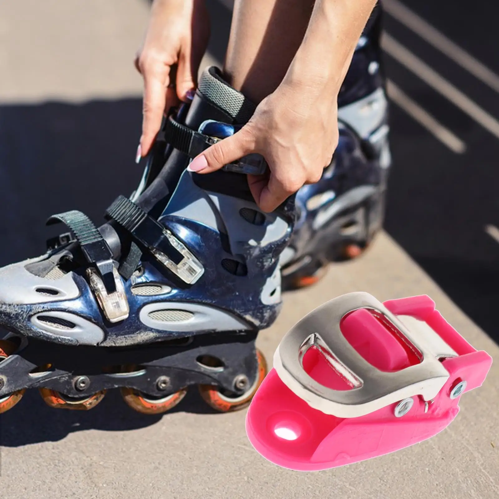 أبازيم أحذية التزلج على الجليد، إبزيم أحذية التزلج المحمول خفيف الوزن للرياضة