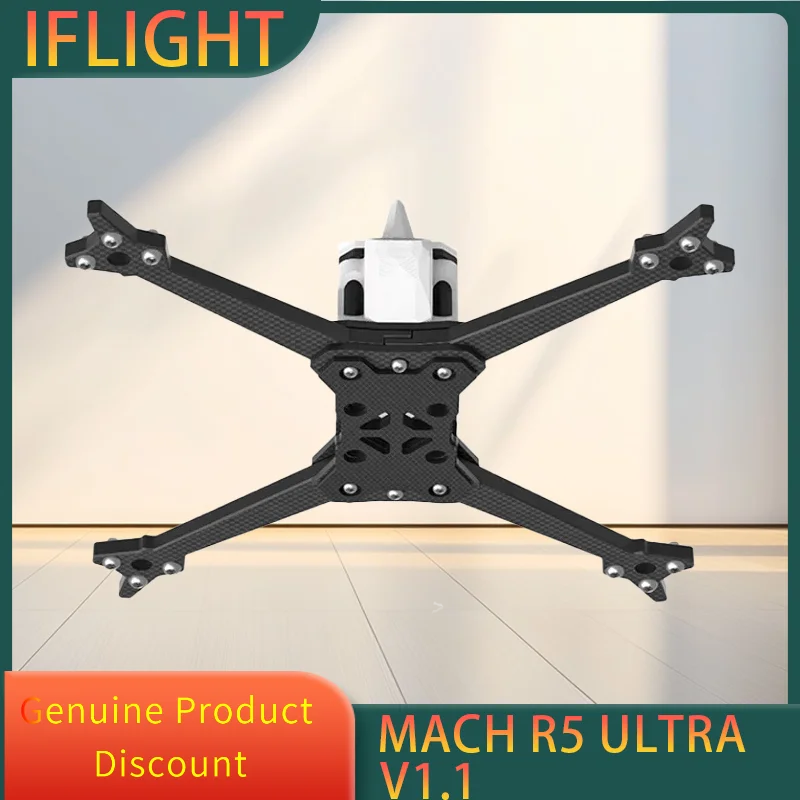 

IFlight Mach R5 Sport Ultra V1.1 Version 190mm Wheelbase Arm 5mm Camera Mounting Hole 14mm FPV Frame Kit FPV Parts