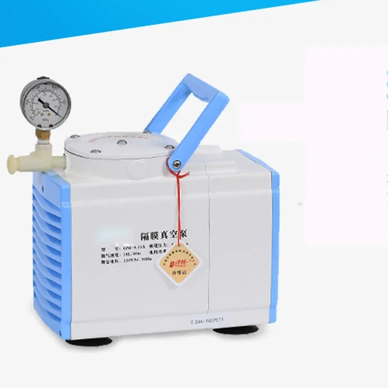 

Новый небольшой мембранный вакуумный насос GM-1.0A/0.5A, лабораторный фильтрационный насос для экстракции воздуха, безмасляный вакуумный насос