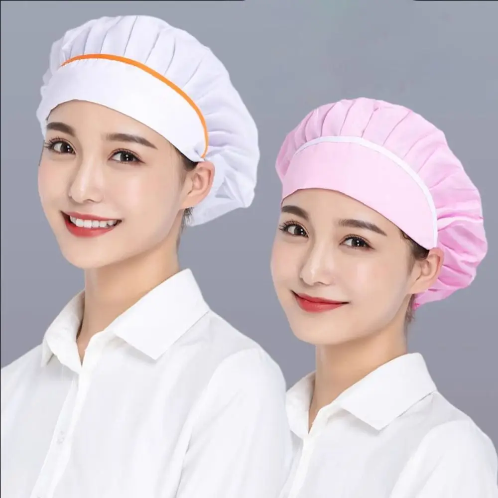 Chic Mesh Work Hat Smoke-proof Dust Work Wear Cooking Hygienic Cap Breathable Chef Hat Food Service