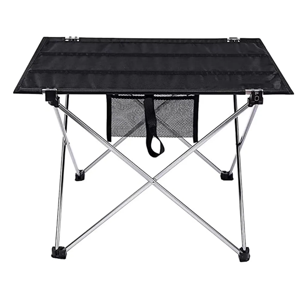 Mesa  Camping plegable portátil ultraligera, mesas enrollables compactas con bolsa  transporte para acampar al aire libre, senri