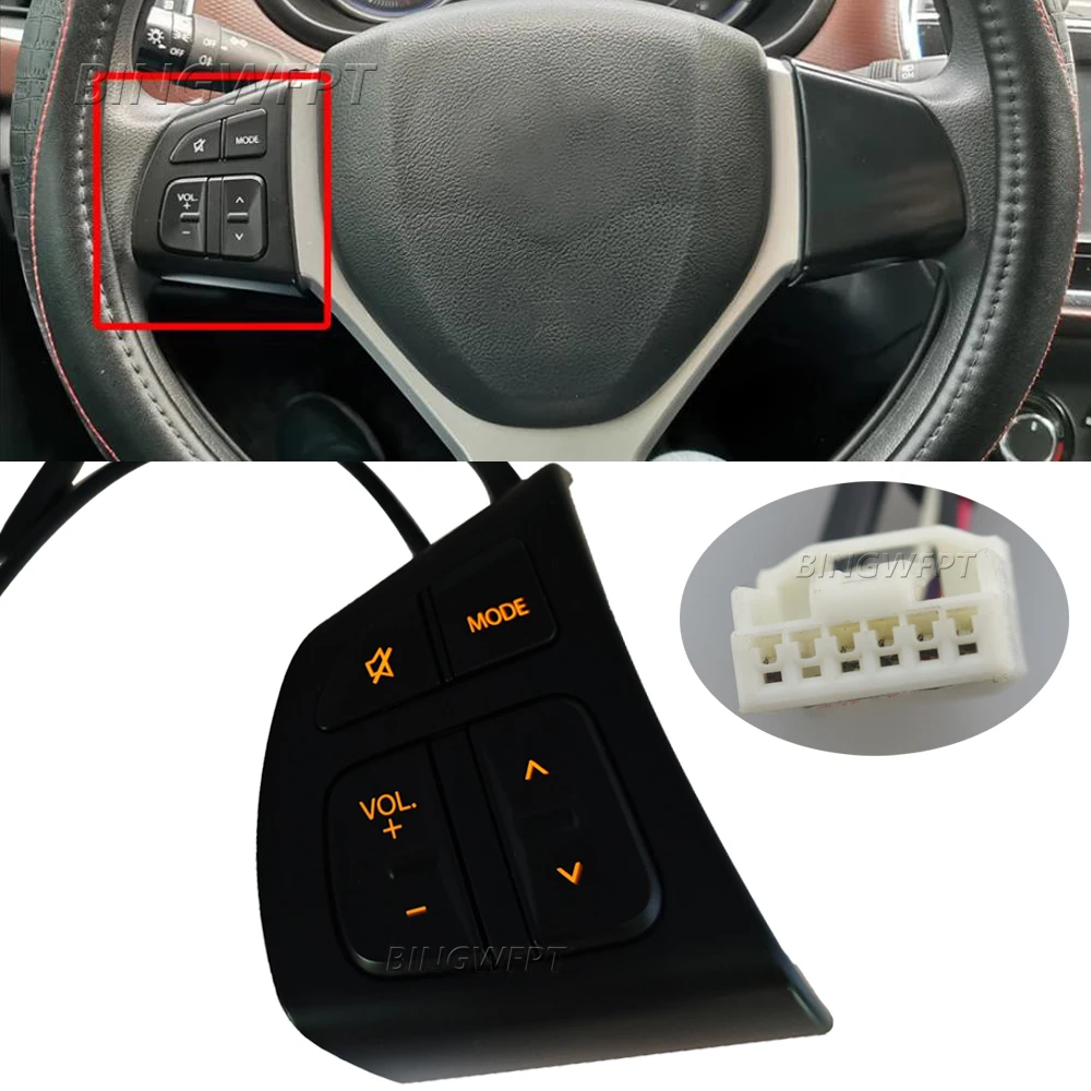 Przełączniki samochodowe Akcesoria do Suzuki Vitara Wielofunkcyjny przełącznik na kierownicy Przycisk głośności audio Odtwarzacz radiowy