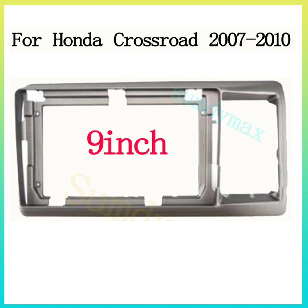 

Автомобильная рама 2 Din, автомобильная радиоустановка для Honda Crossroad 2007-2010, автомобильная стерео пластиковая панель, монтажная рамка, лицевая панель, комплект для приборной панели