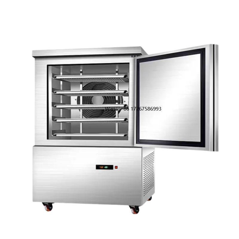 

Energy Saving 5 Pan Blast Freezer Industrial Quick Freezer for Seafood Plant