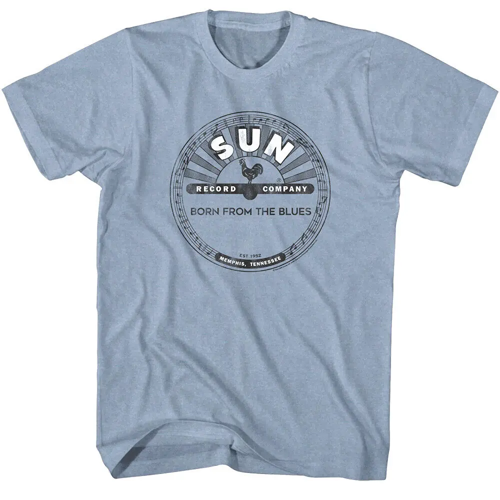 Sun Records Men'S T Shirt Iconic Logo Born From The Blues 1952 Memphis