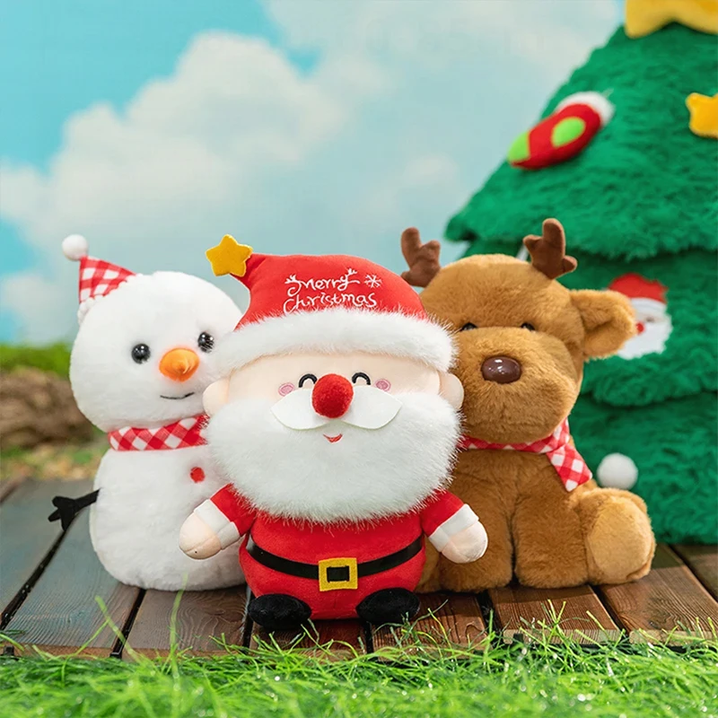 Счастливая кукла-снеговик 55 см, Рождественский подарок, Рождественская елка, животное, плюшевая кукла, плюшевое украшение, подарок для пары, кукла для девочки, праздничный подарок-сюрприз