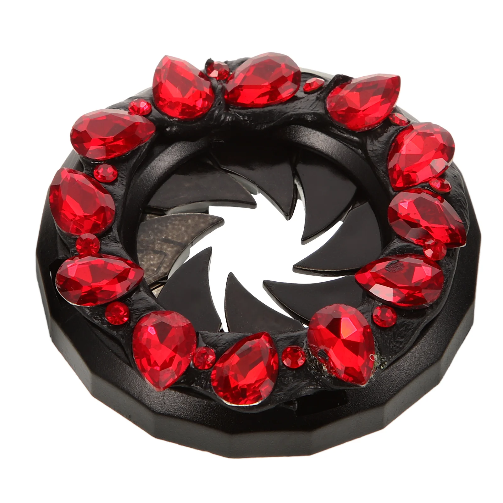 

Car Engine Start Button Cover Crystal White Rhinestones Ignition Switch Diamond Decor Push to Start Bling Accessory