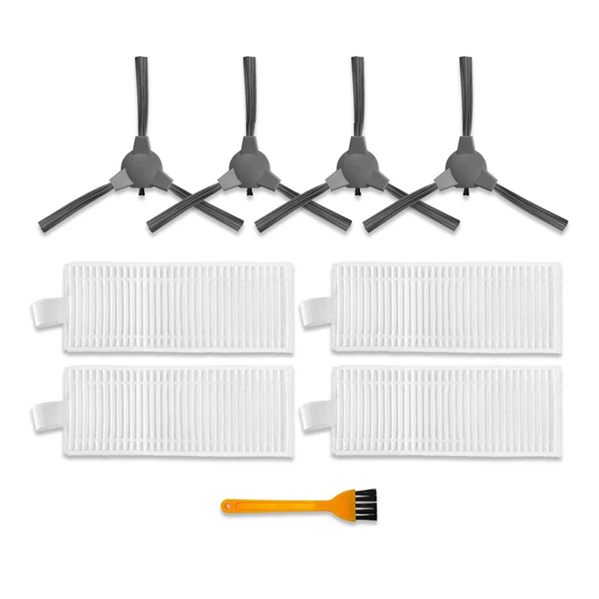 Hepa Filter and Side Brush for LIECTROUX V3S PRO Robot Vacuum Cleaner Parts