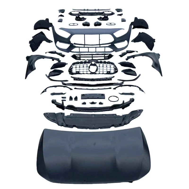 STLFVeidt for Mercedess-Benzs A-Class W177 Modified A45S Large Surround 19-23Years Hatchback Standard Upgrade AMGs Wide Body Kit