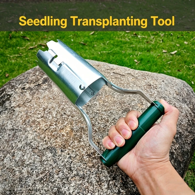Household Transplanter, Agricultural Cylindrical Transplanter, Vegetable Planting, Flower Transplanter, Punching Hole