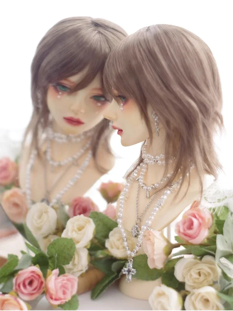 （Customize 30 Days）1/3 MSD uncle bjd doll necklace Multi layer imitation pearl necklace 1pcs