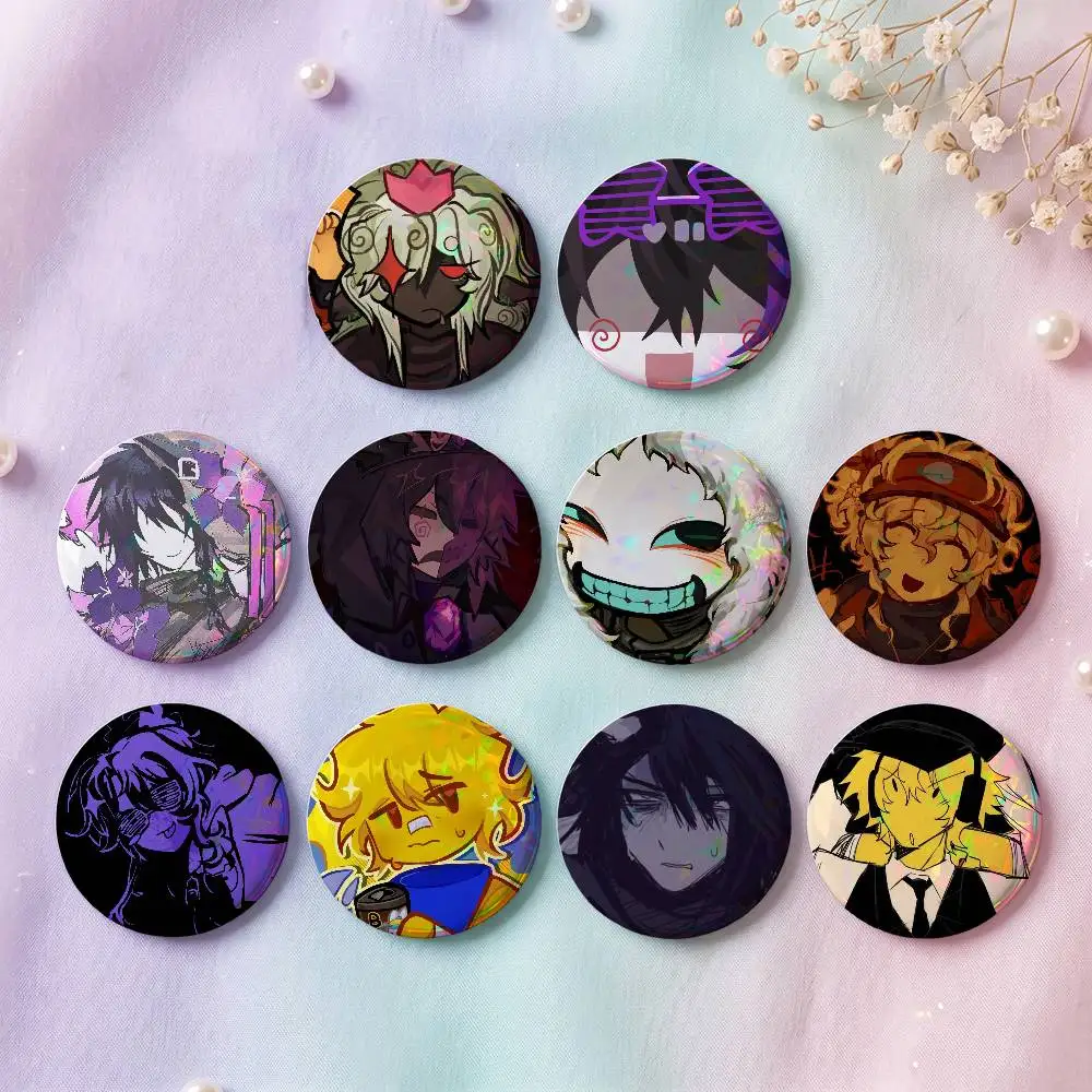 Funny Game ForsakenS Chance Shedletsky Badges Button Round Creative Pin Brooch Badge Bag Decor Accessories Fans Friends Gifts
