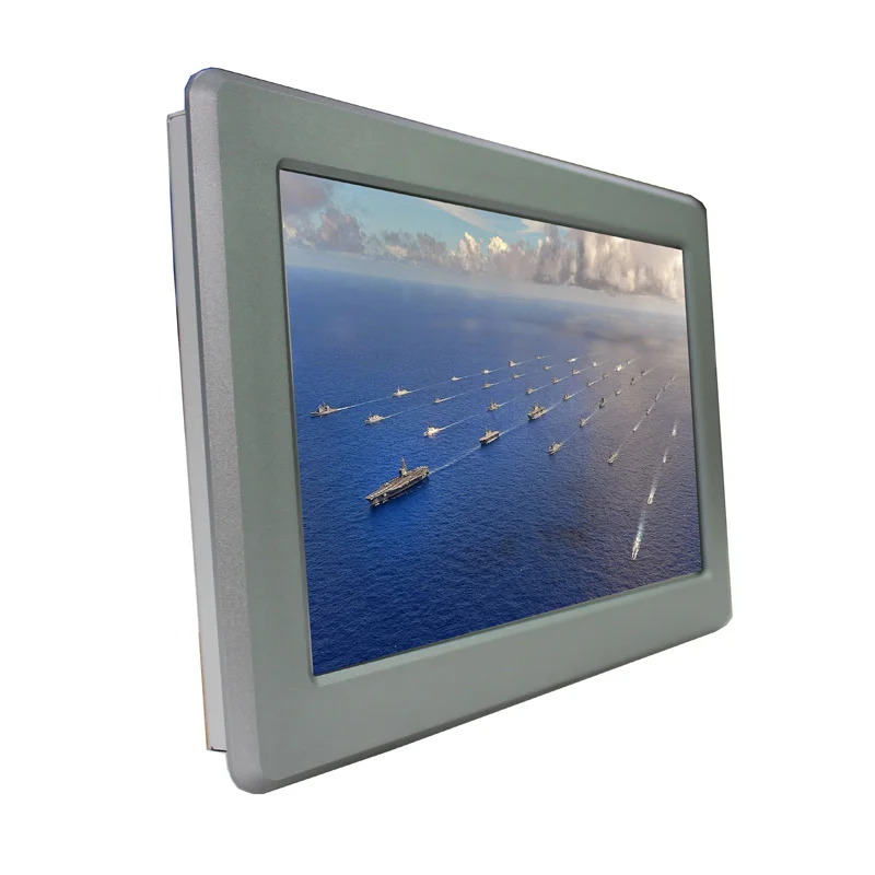 

OSD Rugged Panel Monitor 10.4 Inch LCD Industrial Flat Panel Monitor VGA HD NEMA4/IP65 Waterproof Industrial Grade LCD Monitor