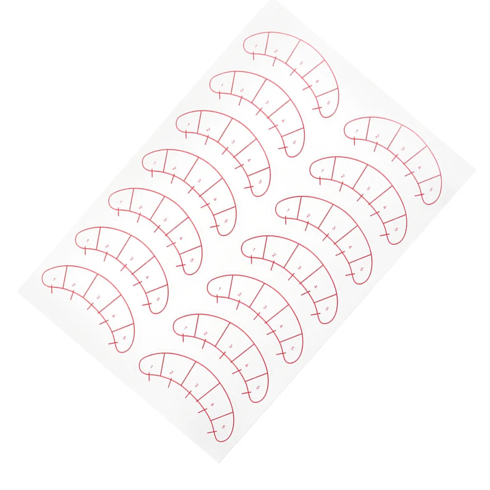 

10 Sheets Positioning Eye Stickers Lint Free Eyelash Extension Pads Dark Circle Puffiness Reduction Makeup Tool Women's Eye