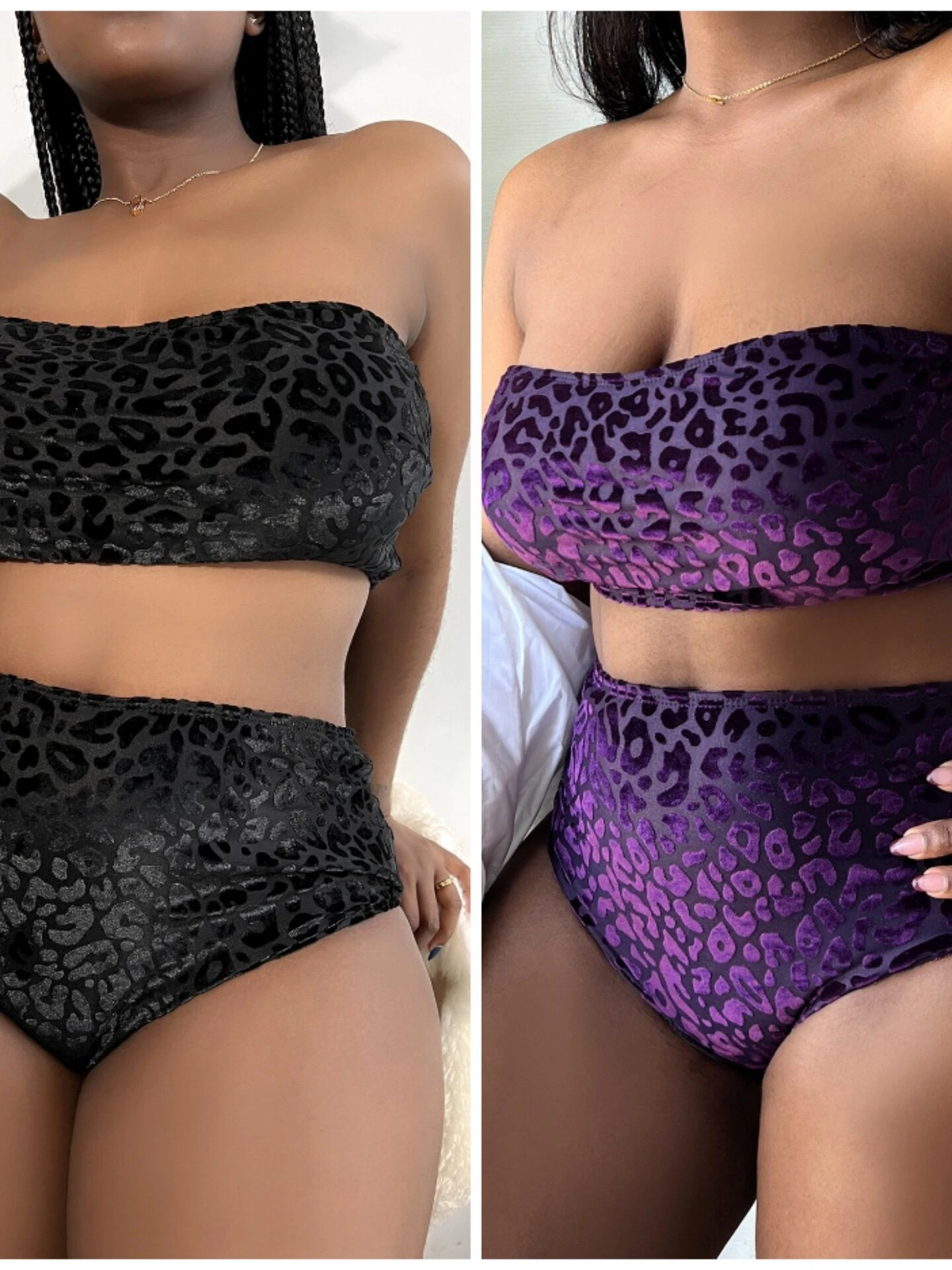 Sexy High-Waist Bikini Separate Swimming Suit Women's Swimsuit Casual Surfing Costume with Chest Pad No Steel Support Polyester