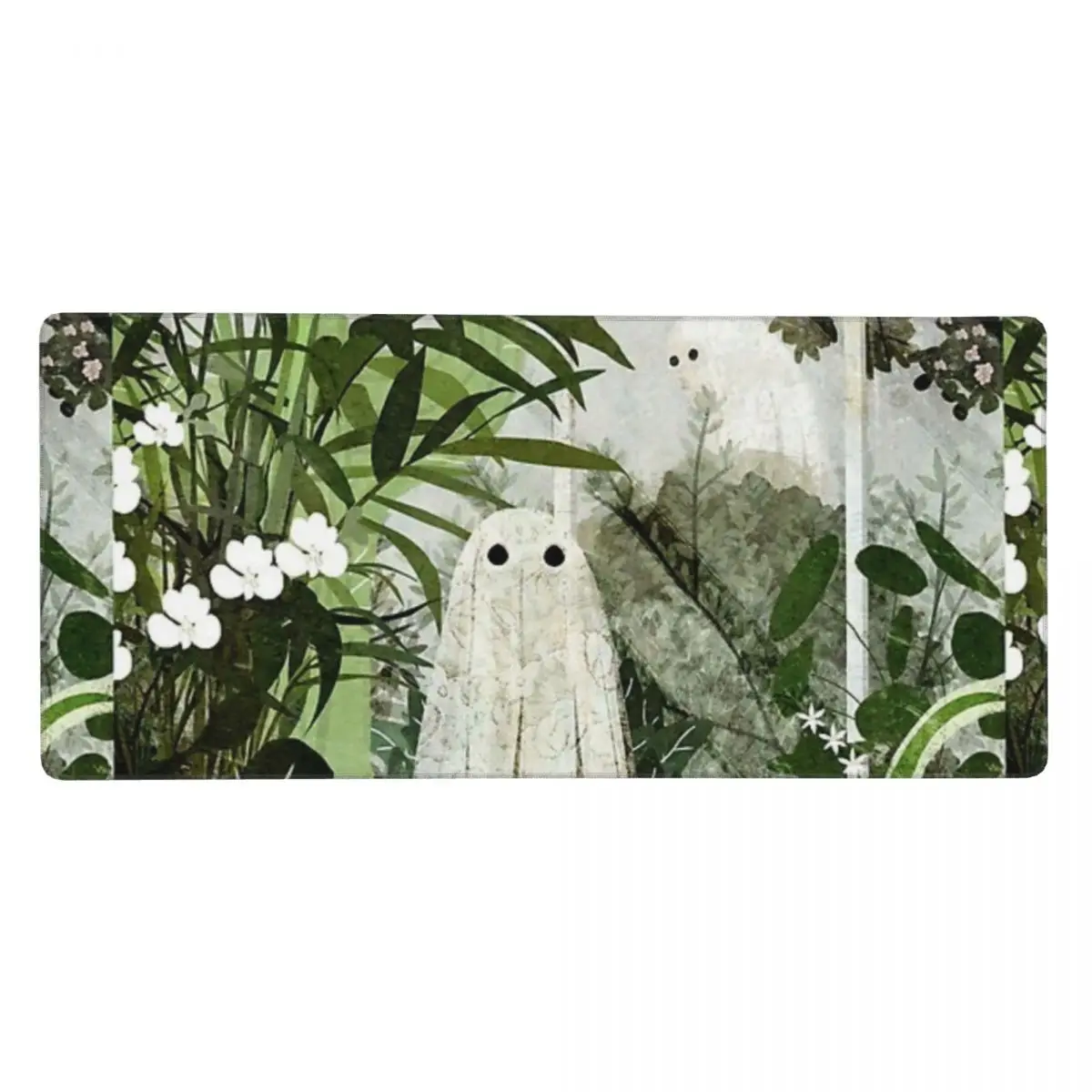 

There's A Ghost In The Greenhouse Again Mouse Pad Gaming Laptops Mousepad Gamer Carpet Keyboard Mat Desk Protector