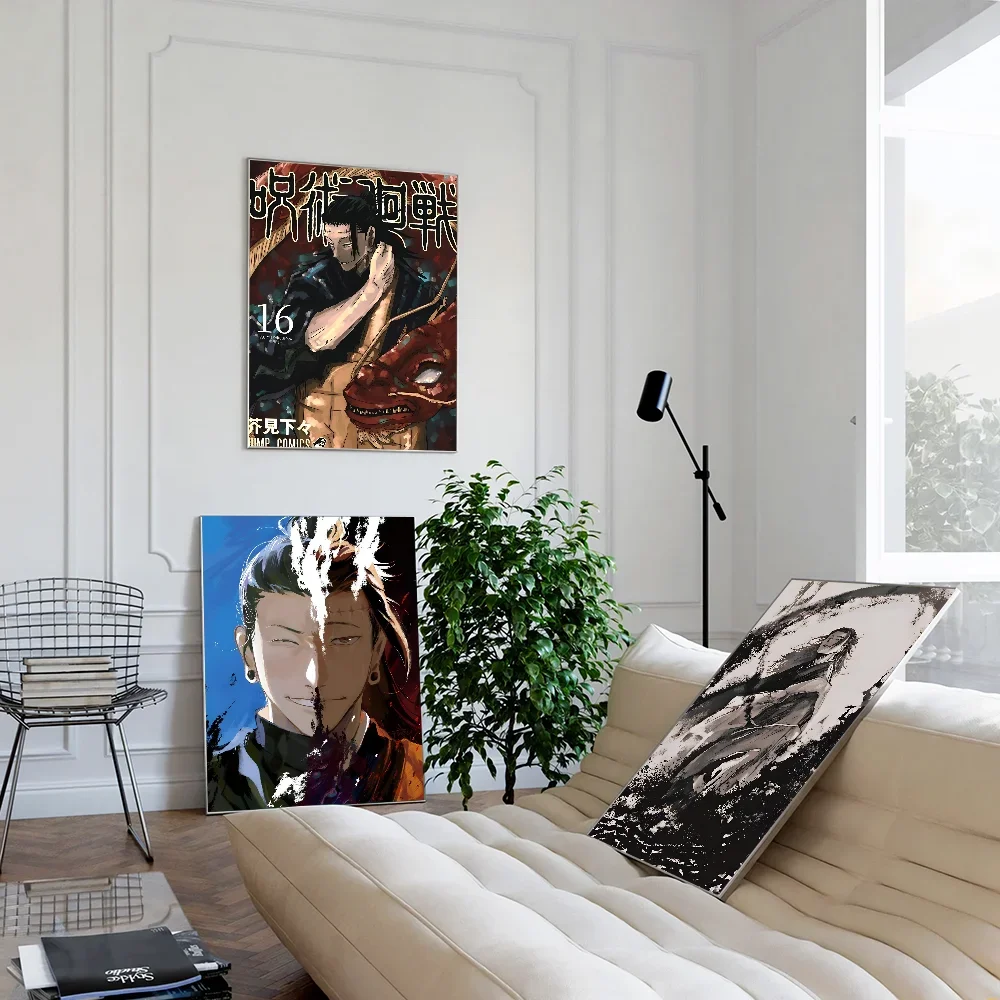 Jujutsu Kaisen Suguru Geto Vintage Posters Sticky Vintage Room Home Bar Cafe Decor Kawaii Room Decor