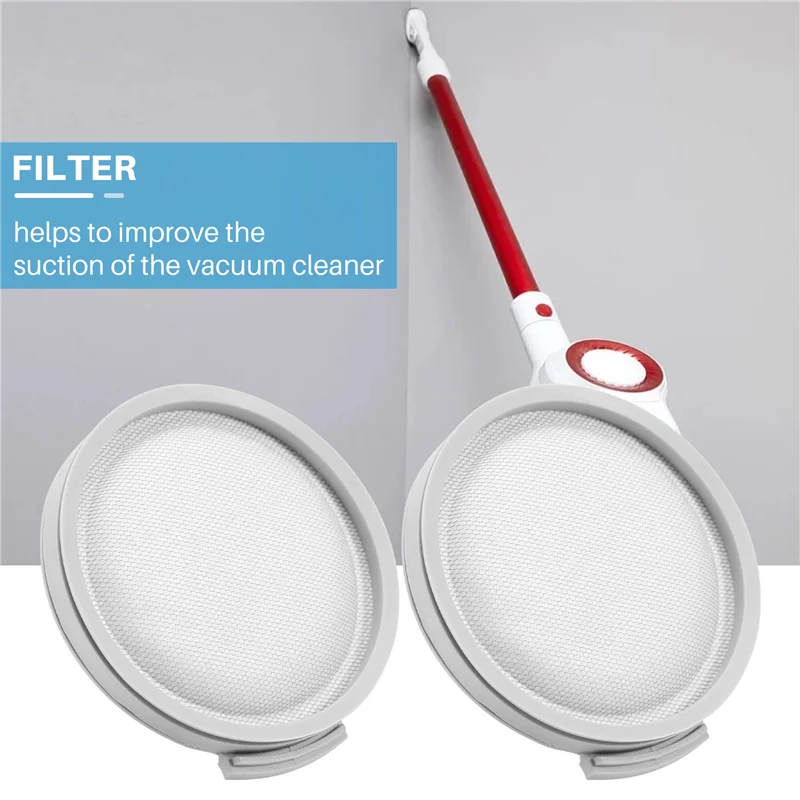 

2PCS HEPA Filters For Xiaomi Mijia SCWXCQ01RR Roborock H6 Handheld Wireless Vacuum Cleaner Replaceable Accessories