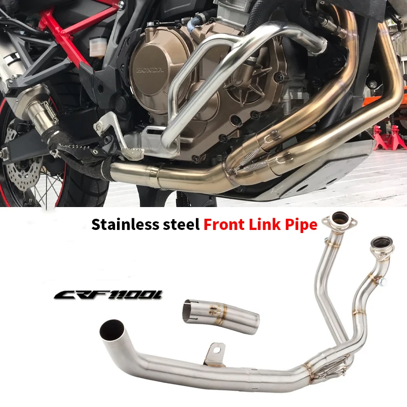 51mm Exhaust Muffler Header Link Pipe For Africa Twin CRF1000L CRF1100L 2016-2019 Professional motorcycle pipe exhaust