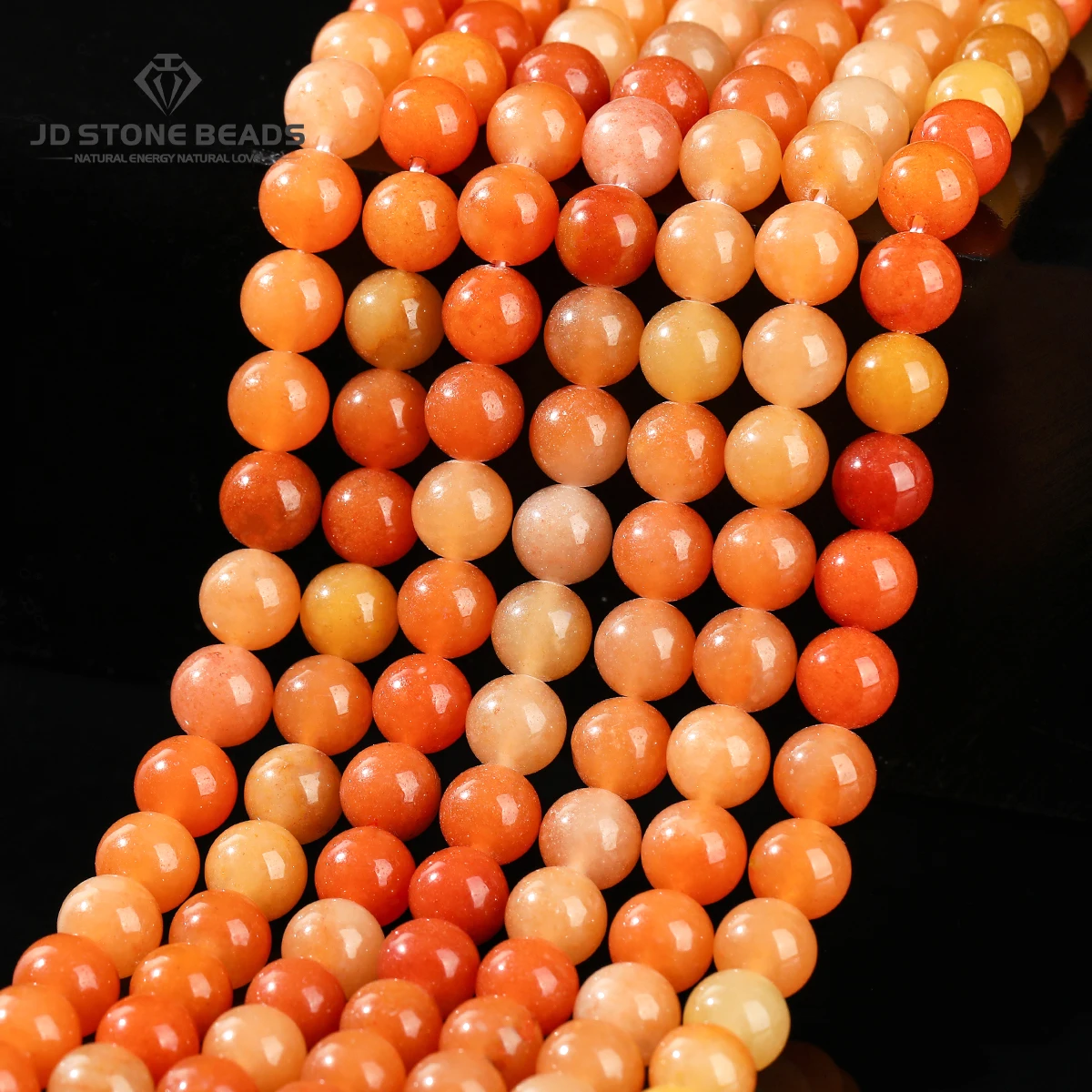 

Natural Stone Red Aventurine Bead Round Loose Spacer Jade Bead 4 6 8 10mm for Jewelry Making DIY Necklace Bracelet Accessory