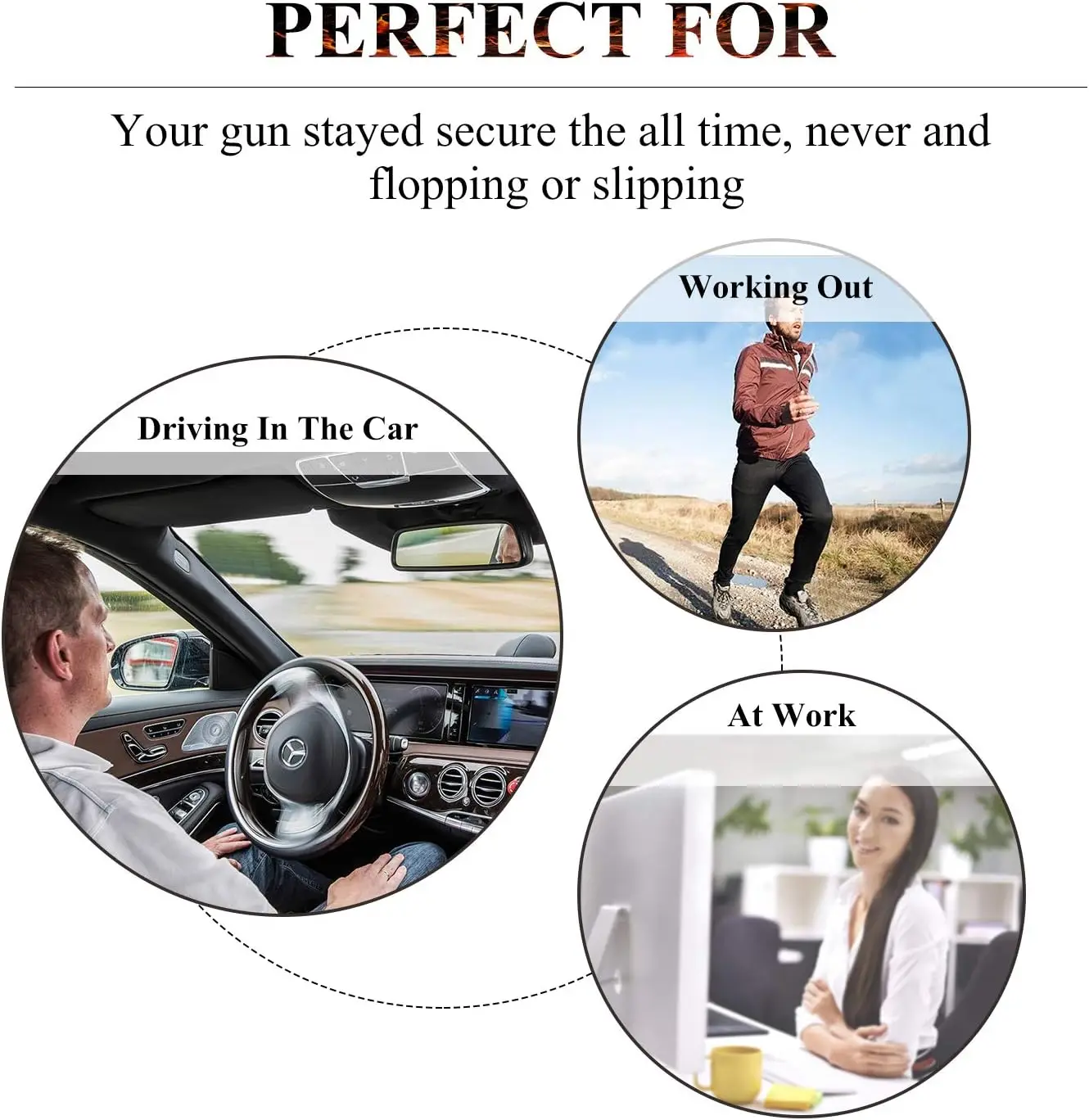 Gun holste, настроенная кобура для переноски, аксессуары для пистолета, гибкая, совместима с множеством типов пистолетов, подходящих для мужчин и женщин