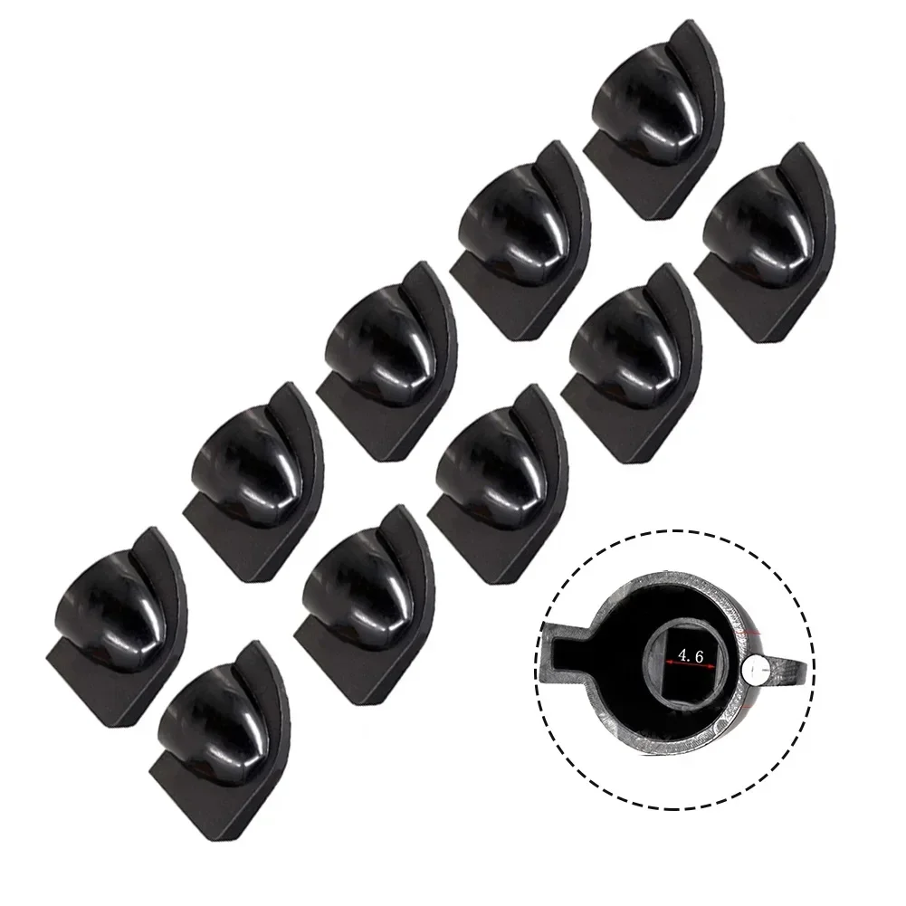 10PCS Chicken Head Set Pointer Knobs For Guitar BASS AMP Effect Pedal Stomp Box Radio Cabinet Speaker 1/4