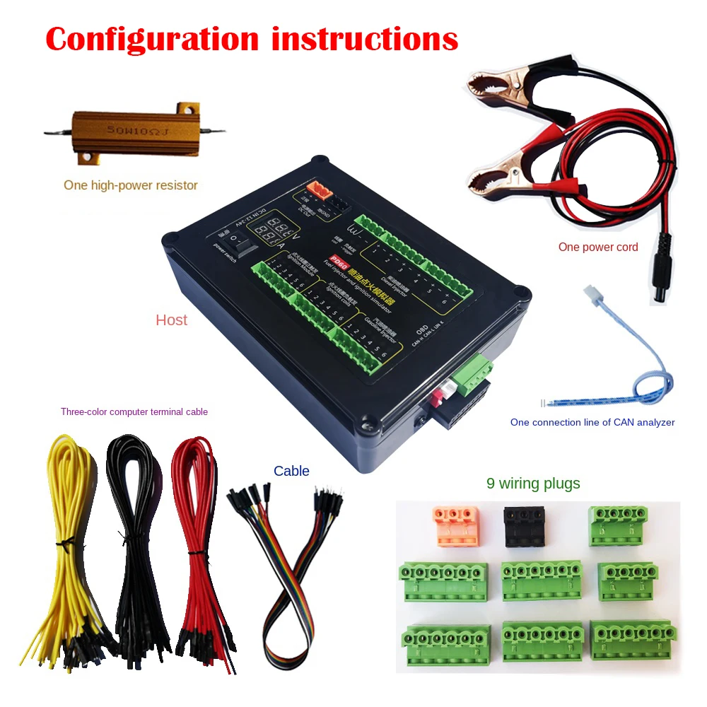 Fuel Injection Ignition Simulator PD60 ECU Maintenance Platform Test Equipment Tool for Gasoline Diesel Vehicle Computer Board