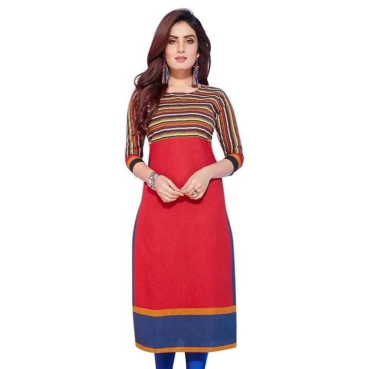 فستان مسلم 2026 كورت نسائي مريح عصري أنبوب مستقيم Abito Donna Musulmana نمط وطني إسلامي بحاشية شق #3