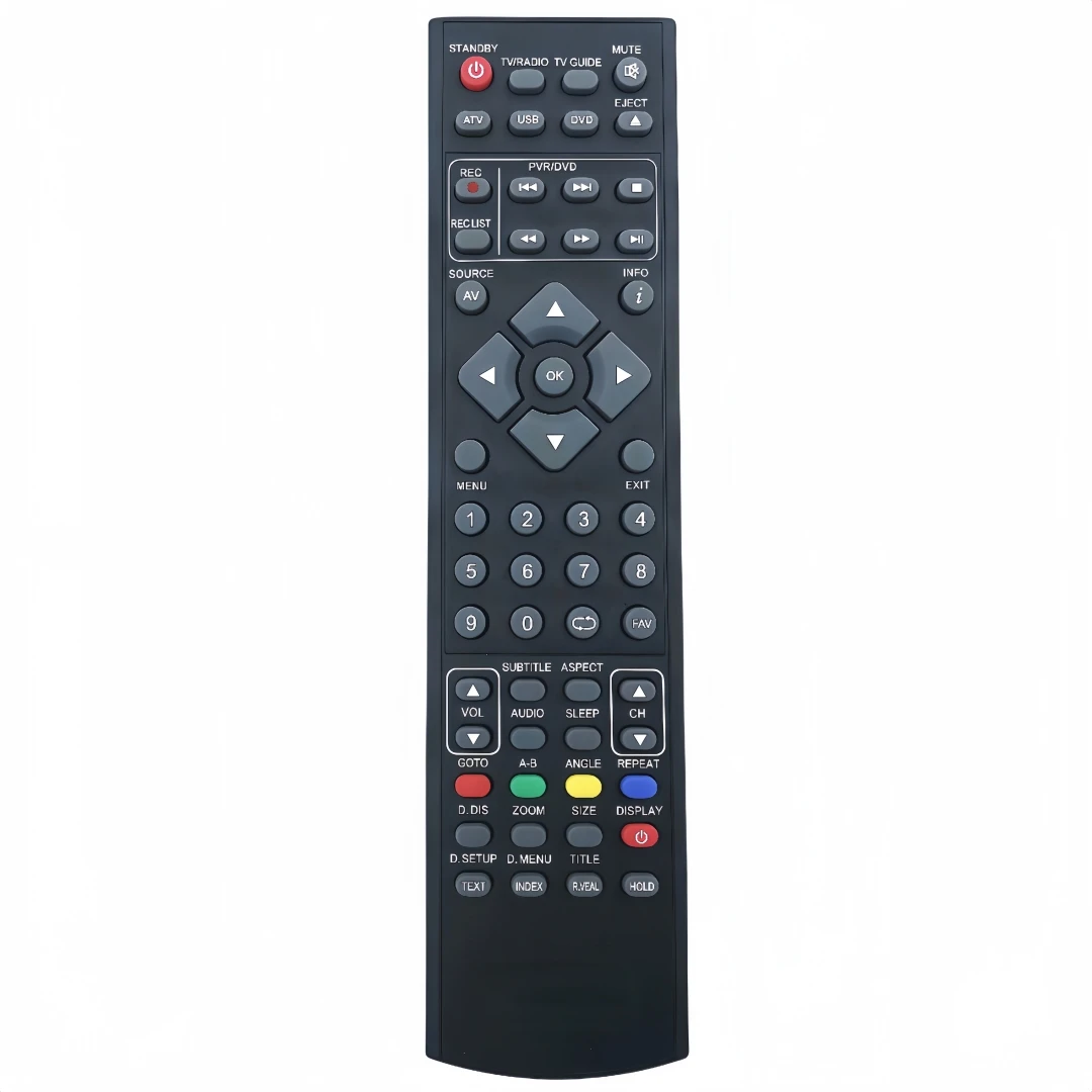 Remote control UMC RMU/RMC/0009, XMU/RMC/0019, XMU/RMC/0028 For Blaupunkt,TECHNIKA,VISION Plus LCD TV with Freeview & DVD Player