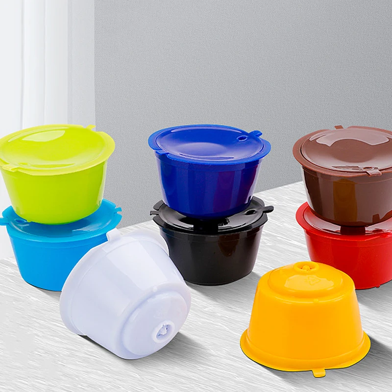 1 Piece Coffee Capsule Filter Cup Reusable Pod Plastic Fill Filter Pod Coffee Machine Accessories Household