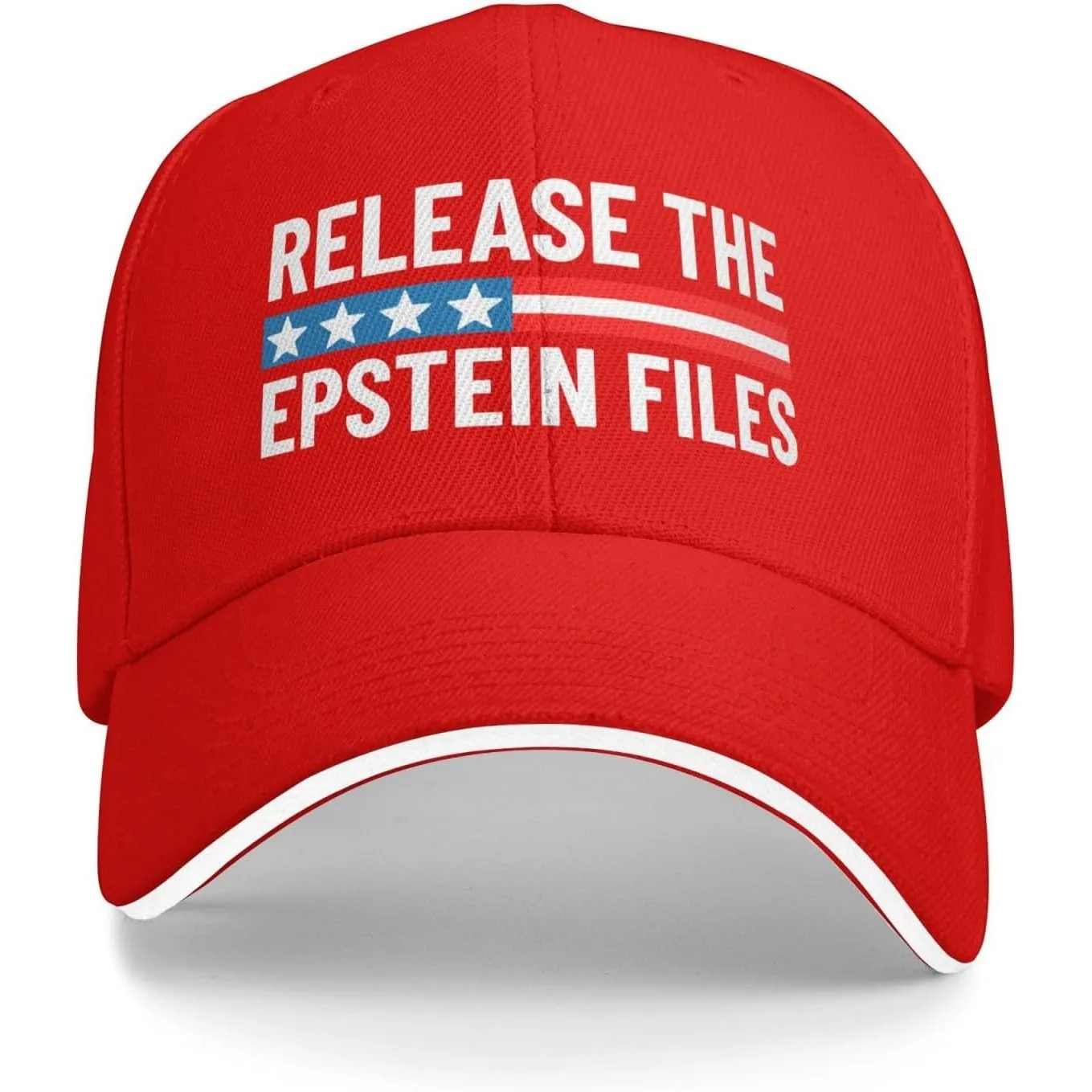 Release The Epstein Files Baseball Cap Polyester Sun Protection Casual Adjustable Hat