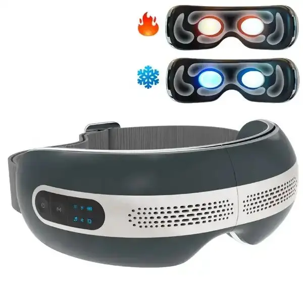 

Eye Massager Air Pressure Vibration Hot Cold Eye Massager with Heat Compress Visible Eye Care Mask With Music