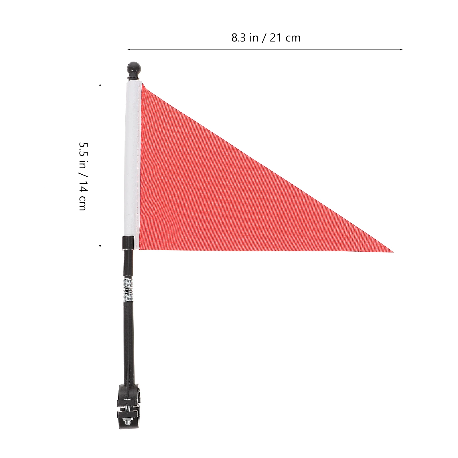 

3 Sets Bicycle Flag Bike Accessories Handlebar The Sign for Safety Flags Metal Kids Miss