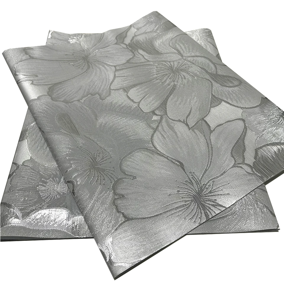 2.5 Yards African Sego Headtie & Wrapper Set, Shine Silver Gele Fabric 2pcs/Bag, Nigerian Head Tie Material for Outfits TXH-23-3
