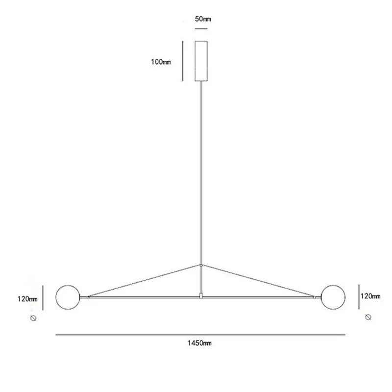 Lámpara de araña de línea geométrica, lámpara colgante minimalista, iluminación Led, lámpara de araña posmoderna, luminaria geométrica suspendida