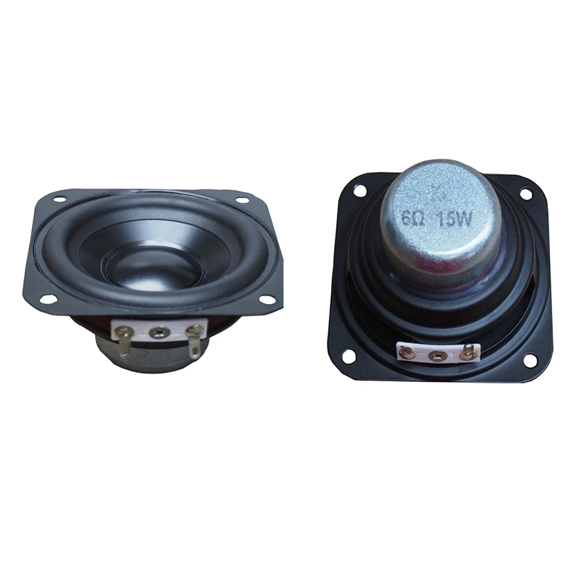 2.75 Inch Tweeter Midrange Woofer Speaker 6 ohm 15W Full Range Aluminum Basin HIFI Loudspeaker For Home Theater DIY