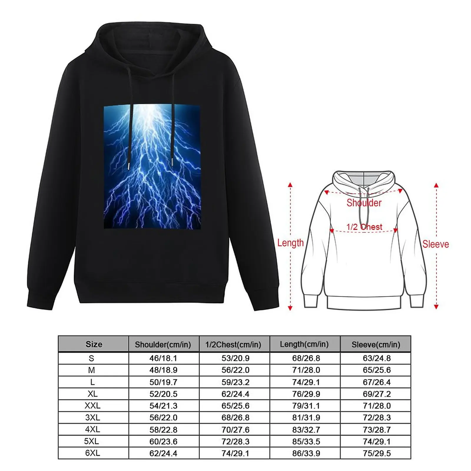 lightning storm Pullover Hoodie korean clothes autumn new products autumn men's sweat-shirt designer hoodies