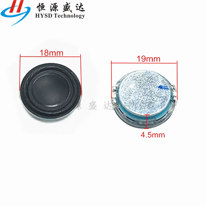 Diameter 18Mm Bulat Notebook Speaker Kecil 4ohm 2W Mini Laptop Loudspeaker DIY Perbaikan 1.8CM