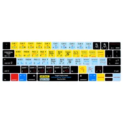 Serato Scratch LIVE Function Shortcut Hotkey Silicone Keyboard Cover US Layout for Macbook Pro 13