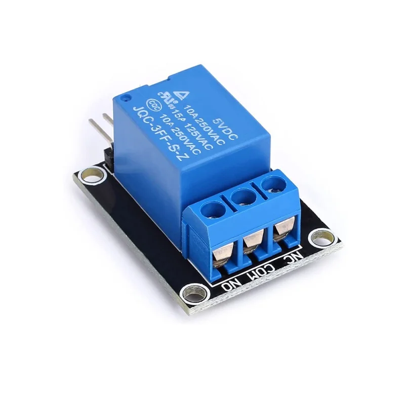 Panel Relay untuk PIC AVR DSP ARM, 1 Channel, 5V, 10 Pcs, KY-019, UNTUK Arduino Relay