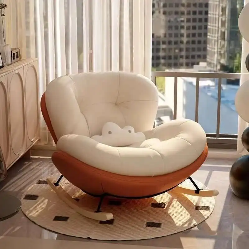 Sillones únicos, salón mecedora, salón, dormitorio, perezoso, relajación, lectura moderna, sillas para sala de estar, salón, muebles de moda