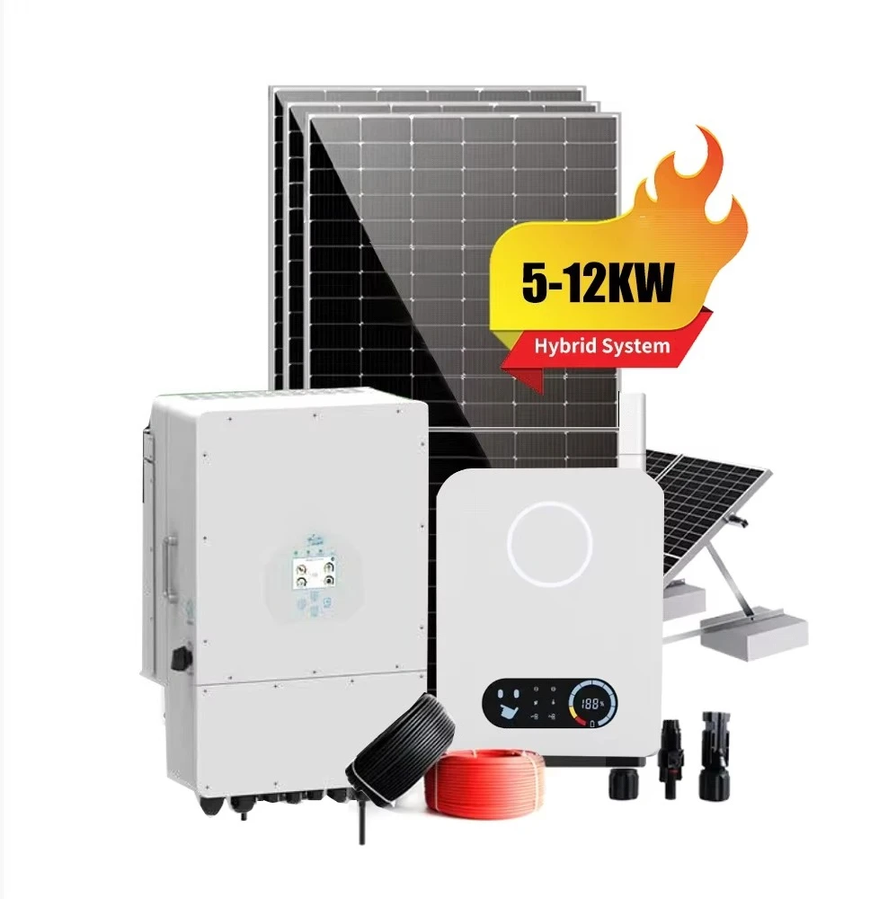 1KW 5KW 10KW Complete Solar Kit Off Hybrid on Grid Solar Panel System for Home Solar Energy System